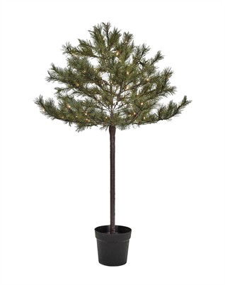 Juletræ med LED - Peuce - Natur